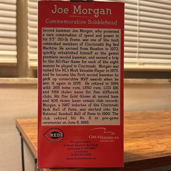Cincinnati Reds Joe Morgan Bobblehead - Picture 2 of 4